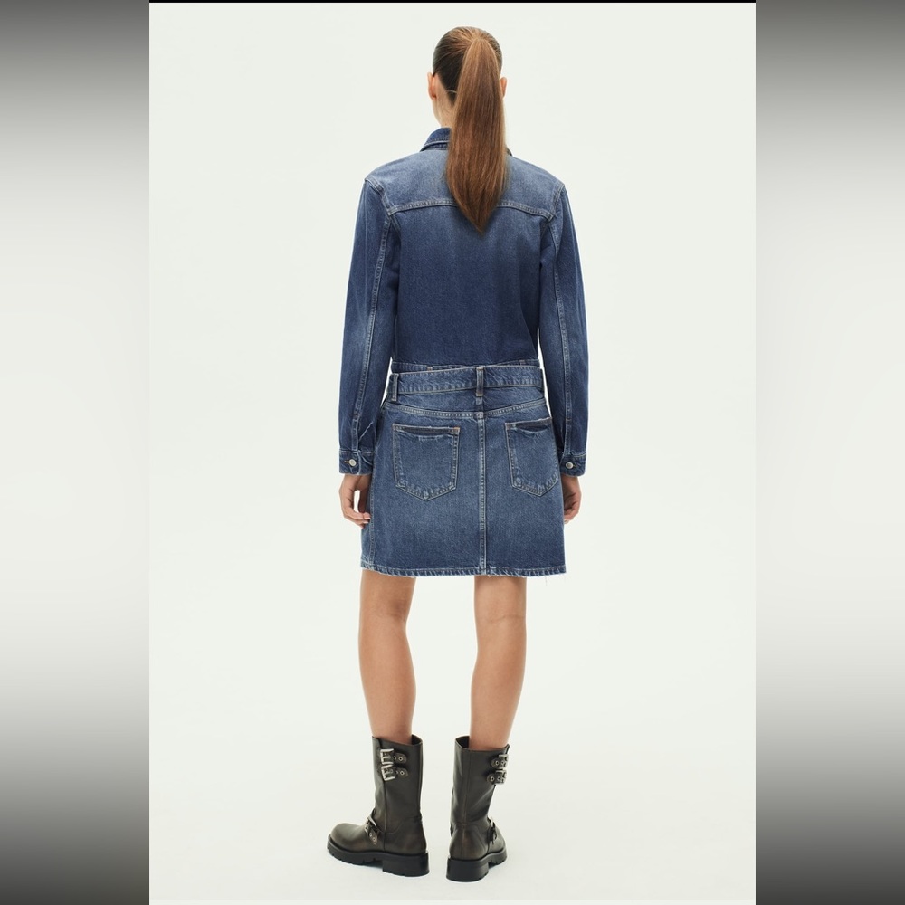 NET Zara Denim Mini Dress - Picture 3 of 11